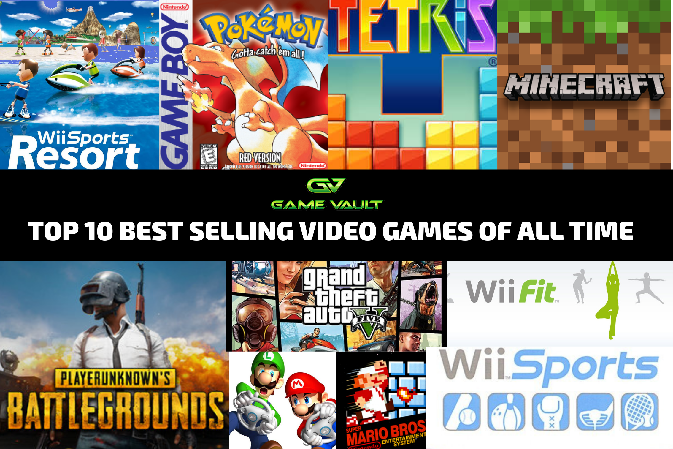 Top 10 Best-Selling Video Games of All Time